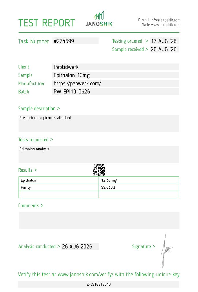 Epithalon 10 mg – Bild 3